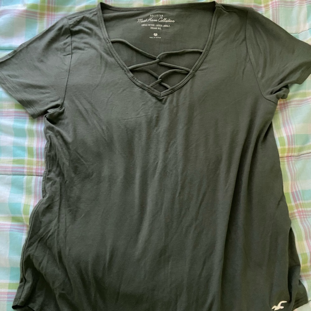 Olive Shirt from Hollister😍